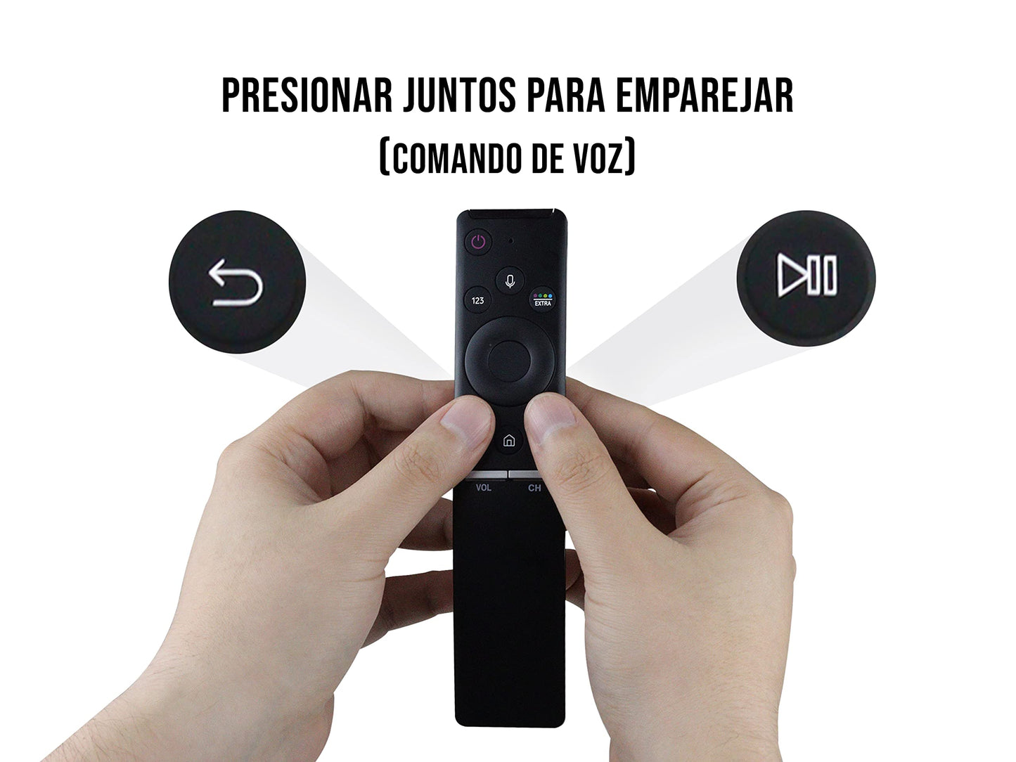CONTROL EXPERT Control Compatible con Samsung 4K UHD Smart TV con Comando DE Voz
