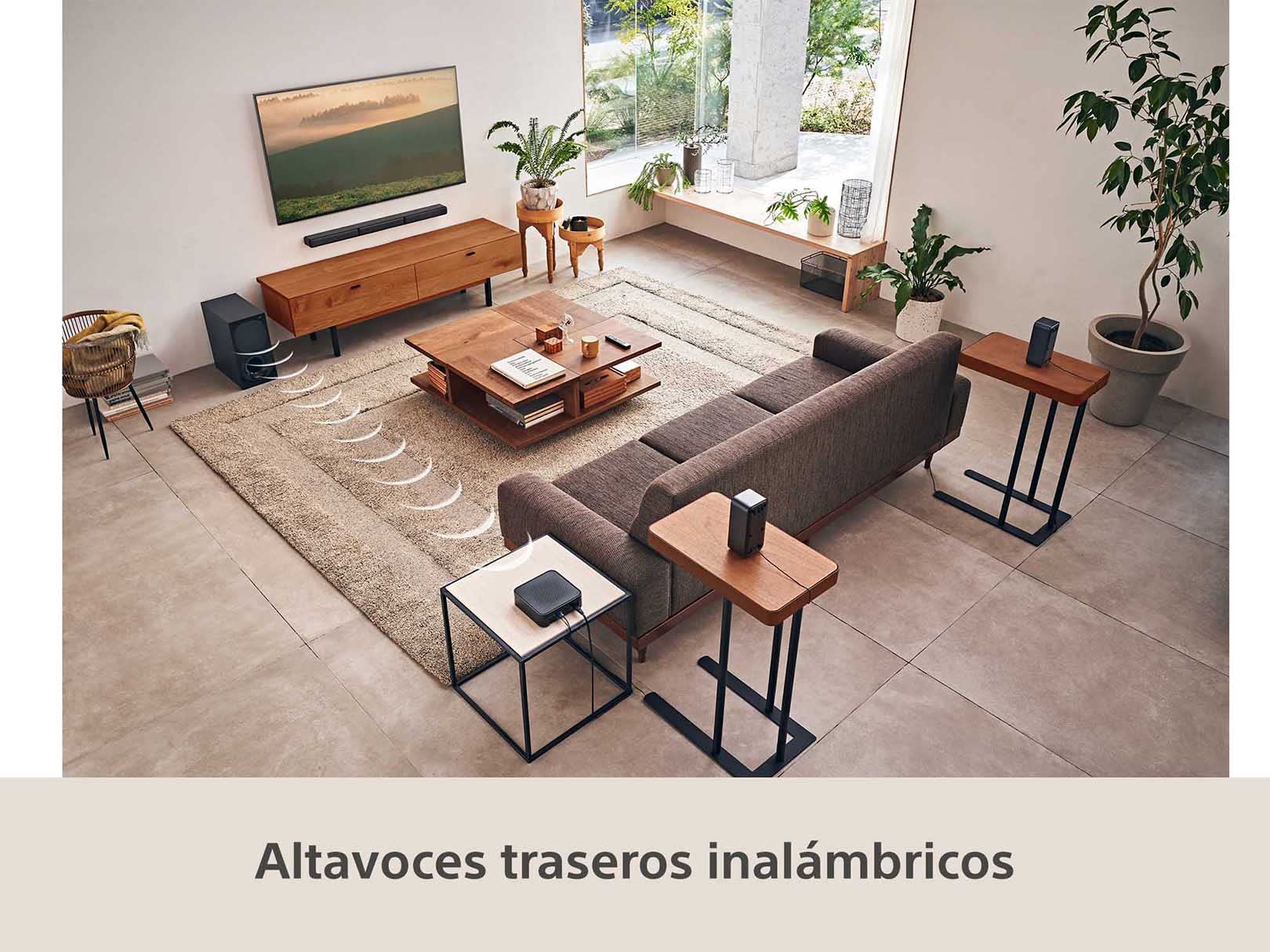 Sony Sistema de Teatro en casa de 5.1 Canales con bocinas traseras inalámbricas 600 W | HT-S40R