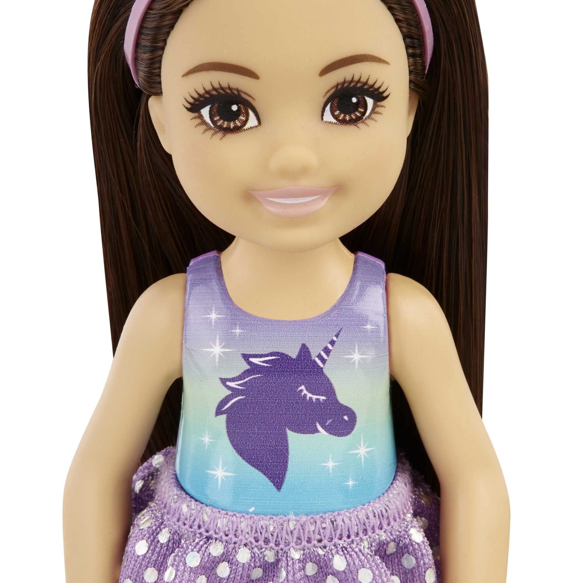 Barbie Mundo de Chelsea, Chelsea Amigos 5, Muñeca para niñas de 3 años en adelante
