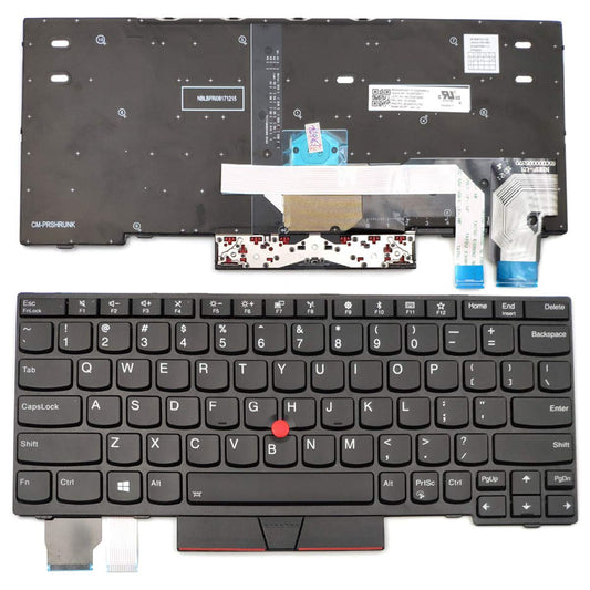 Teclado Repuesto LXDDP Negro Retroiluminado para Portátil ThinkPad X280 A285 X390 X395 L13 Yoga S2 5th S2 Yoga 5th
