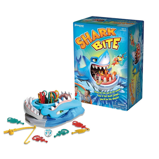 Juego Shark Bite Pressman Toys Azul para 2-4 Jugadores