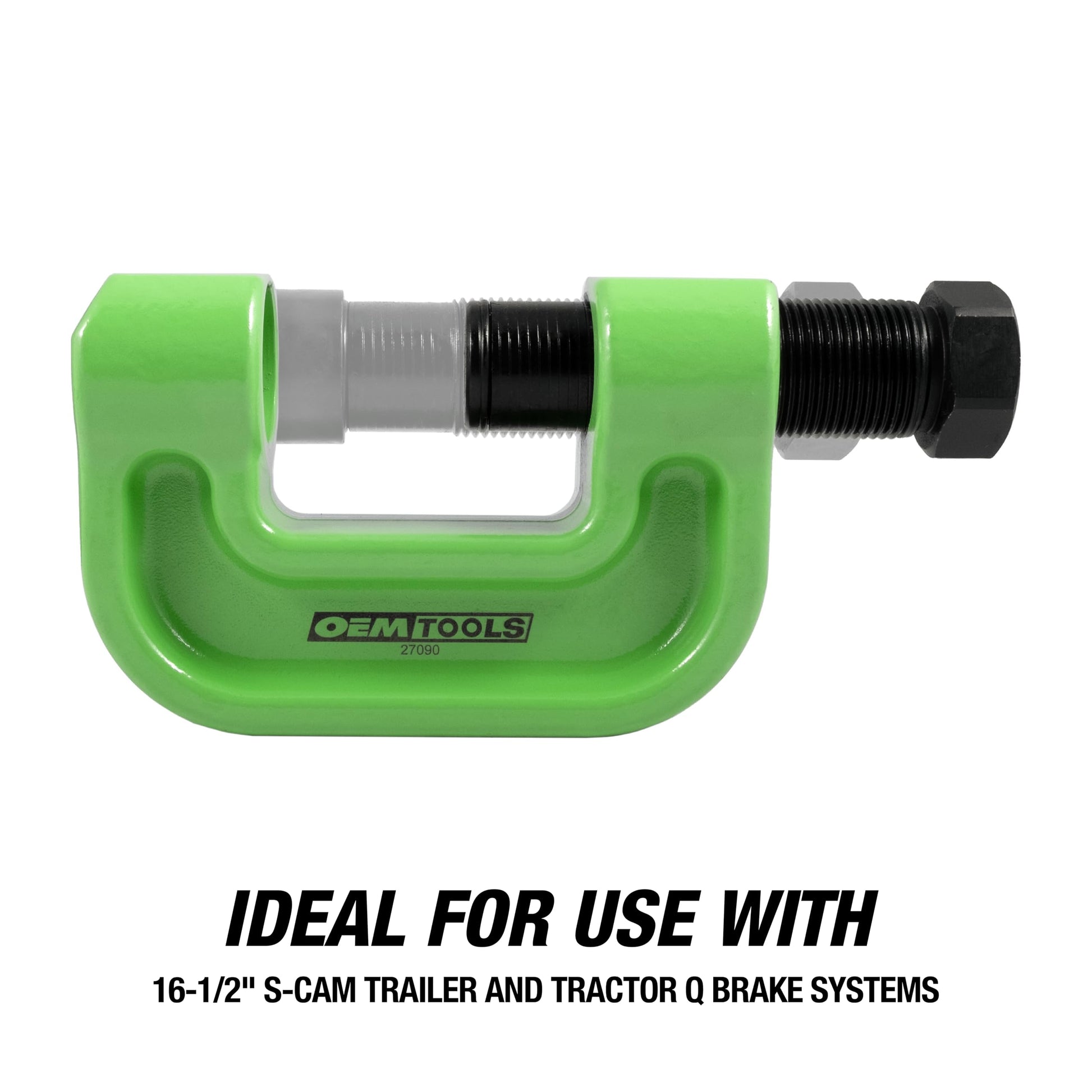 OEMTOOLS 27090 Brake Anchor Pin Press, High-Grade Steel Truck Anchor Pin Press, 10 Ton Capacity Anchor Pin Bushing Tool, Anchor Pin Remover For Trucks, Talla Única Verde