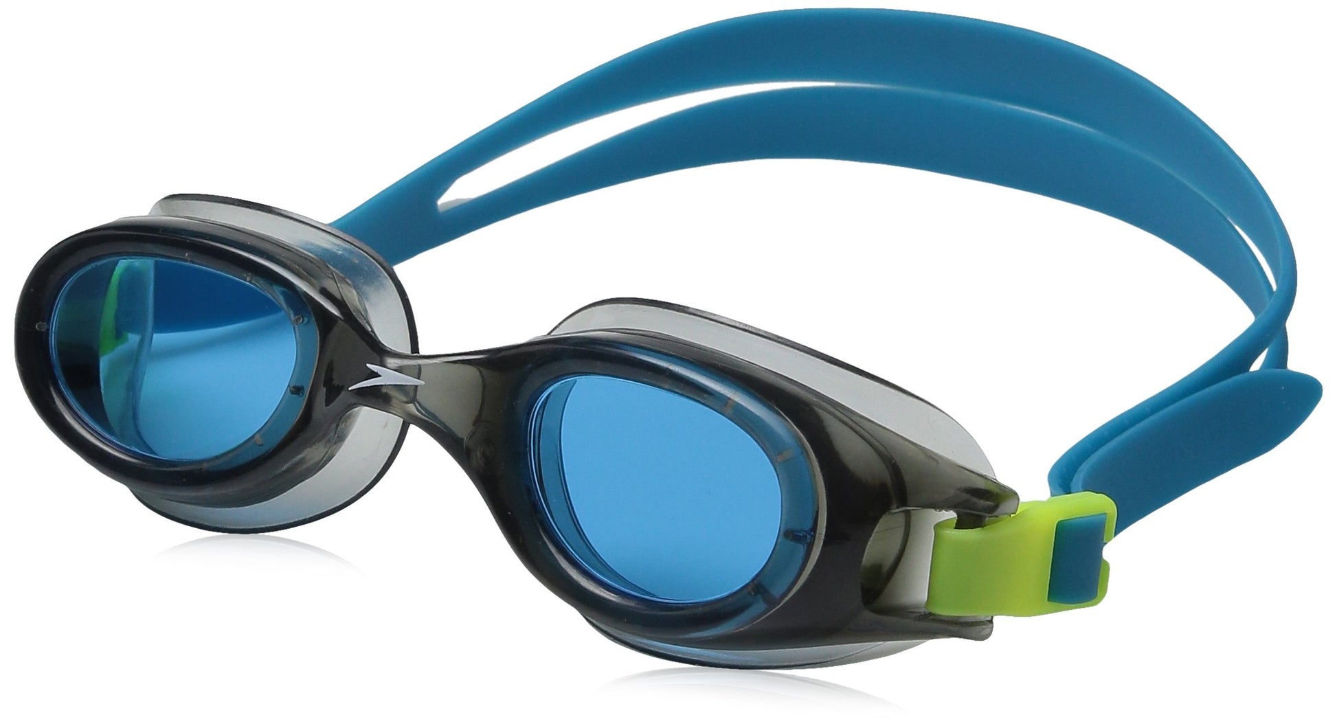 Speedo Jr. Hydrospex Classic Anteojos de natación, Gris/Azul, Una Talla