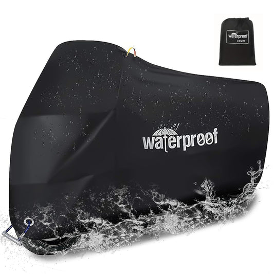 Funda para Moto Cubre para Motoneta Impermeable Cubierta para Motocicleta Impermeable Accesorios Protección contra el Polvo, Escombros
