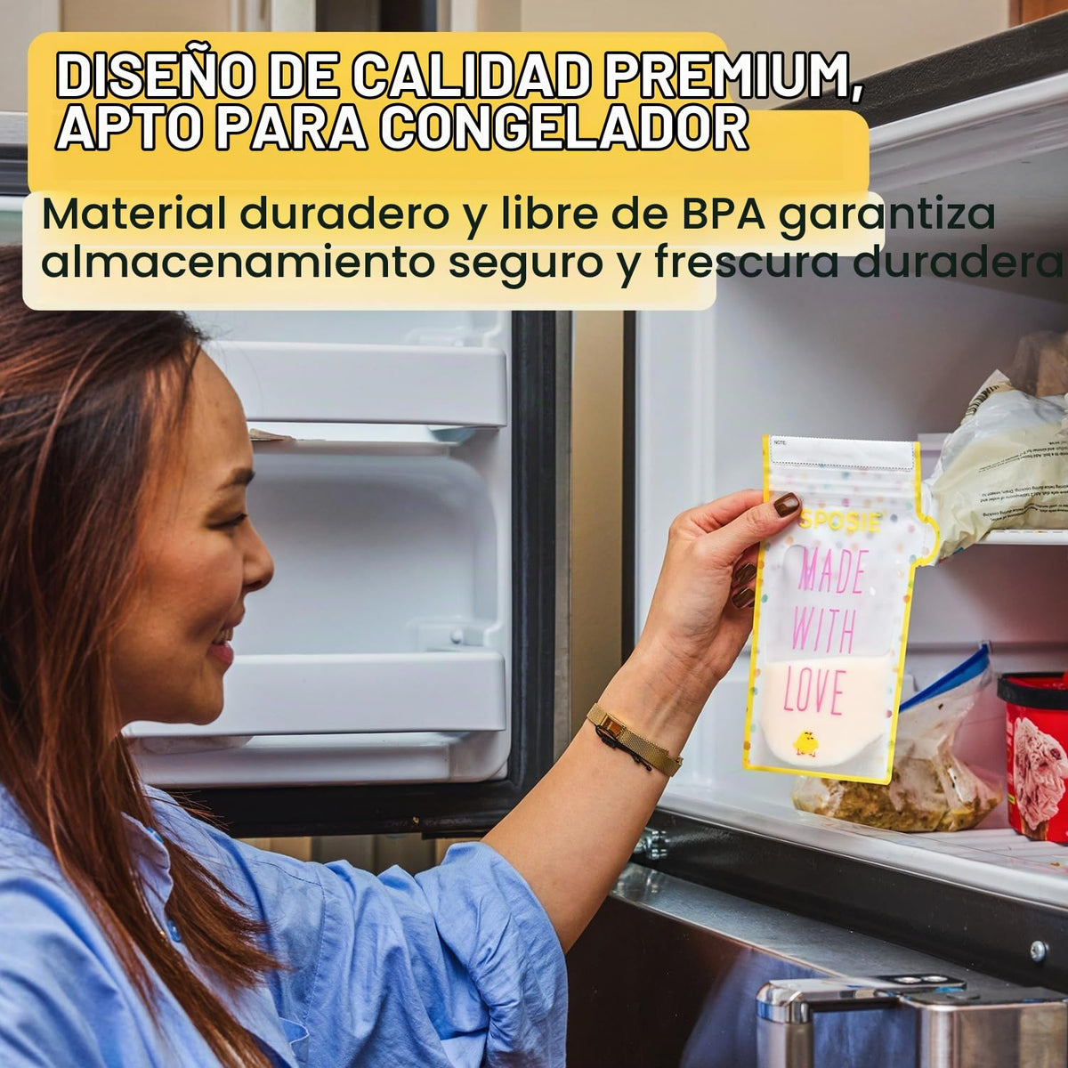 SPOSIE SimpleFeed - Bolsas de almacenamiento de leche materna