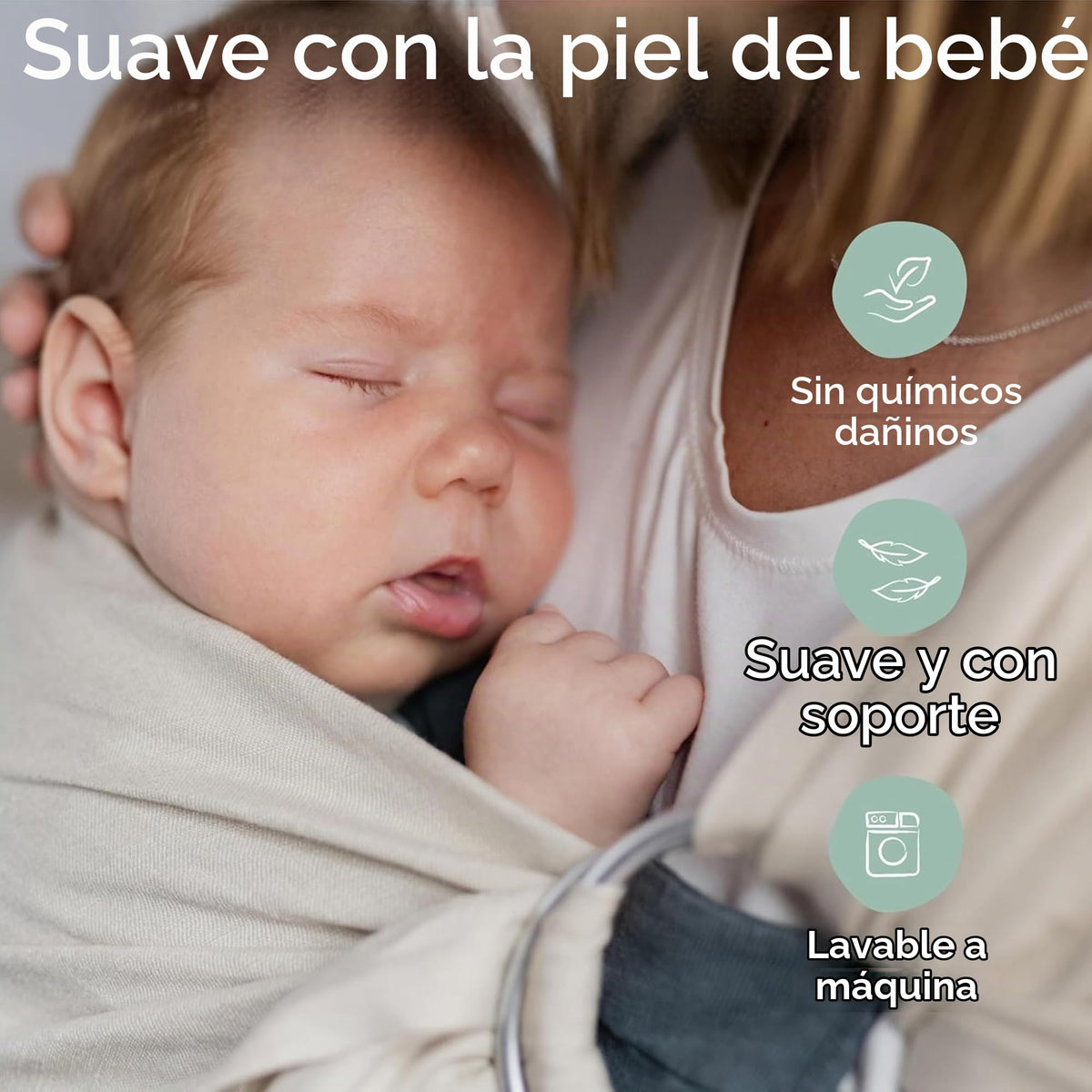 Boba - Portabebés para recién nacidos a niños pequeños, ligera y transpirable, bambú y lino, para verano, ergonómica, cadera, saludable frente y cadera, tamaño único, 8-35 libras (panapas)