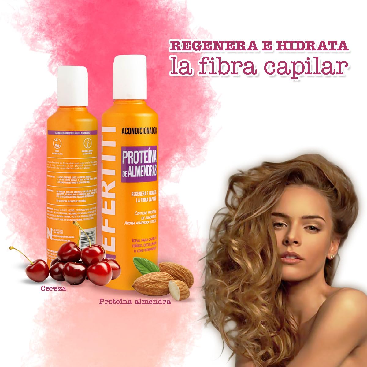 Acondicionador Nefertiti Almendra con Proteína