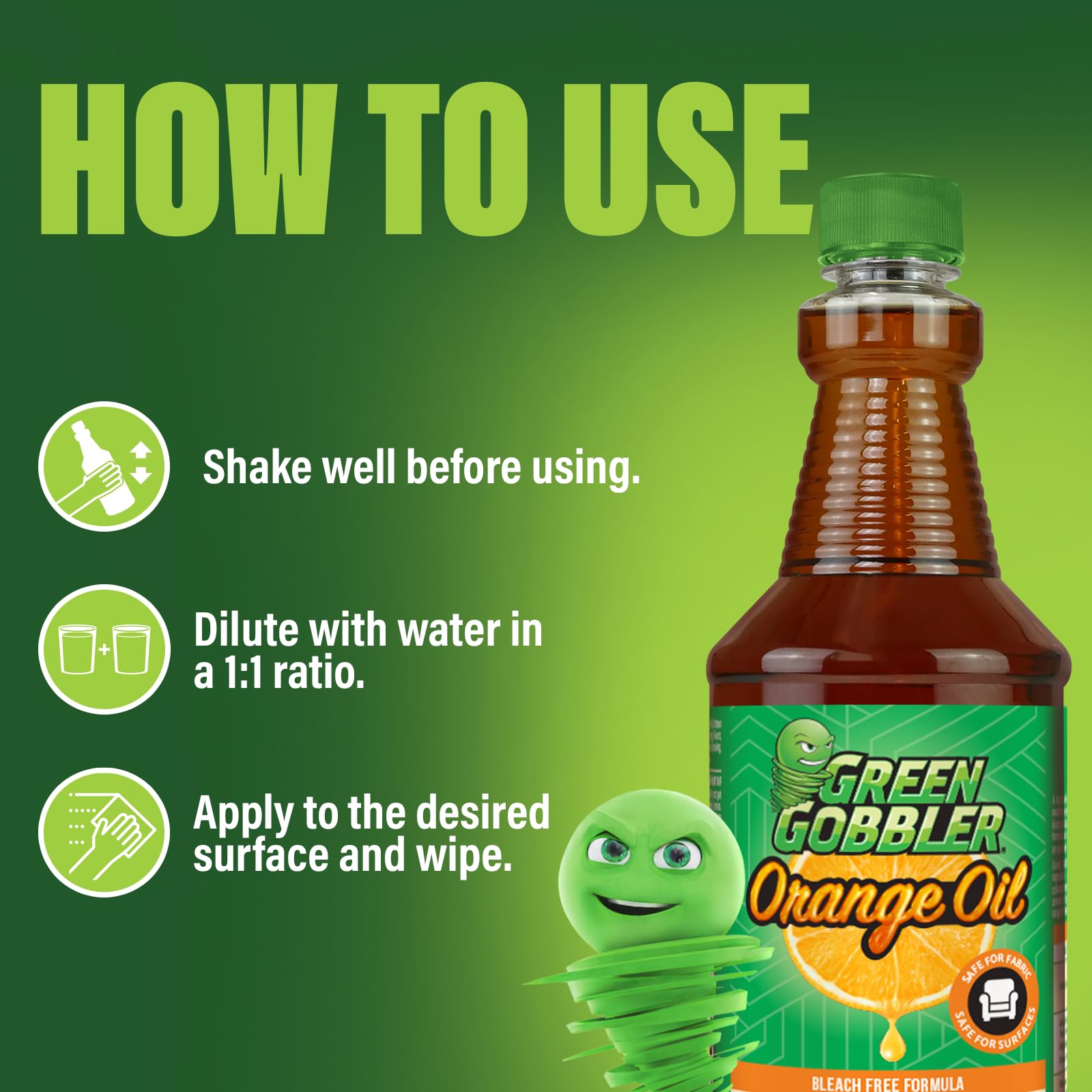 Pure Cold Pressed Orange Oil Concentrate - 950ml (d-limonene)
