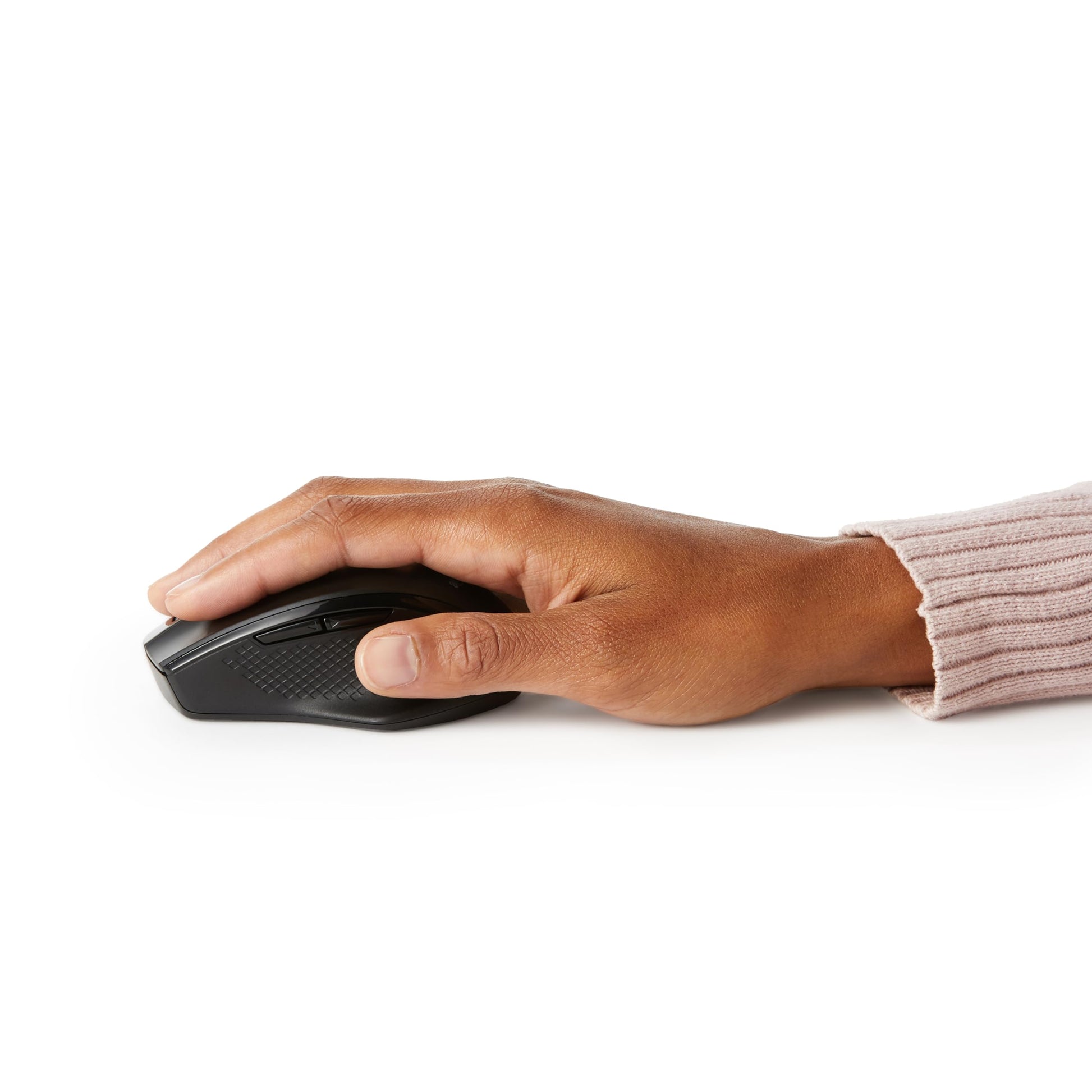 Ratón Ergonómico Inalámbrico Amazon Basics Negro con DPI Ajustable