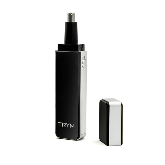 Recortadora de Vello Nasal TRYM Negro con Luz LED para Precisión