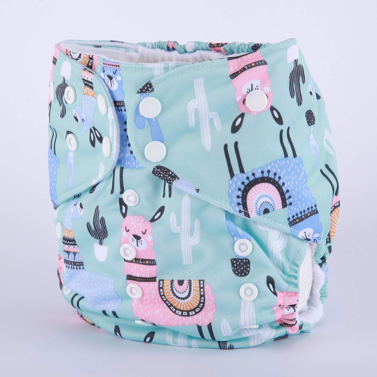 Pañales de tela grande para niños de 2 a 7 años de edad, reutilizable, lavable (Alpaca)