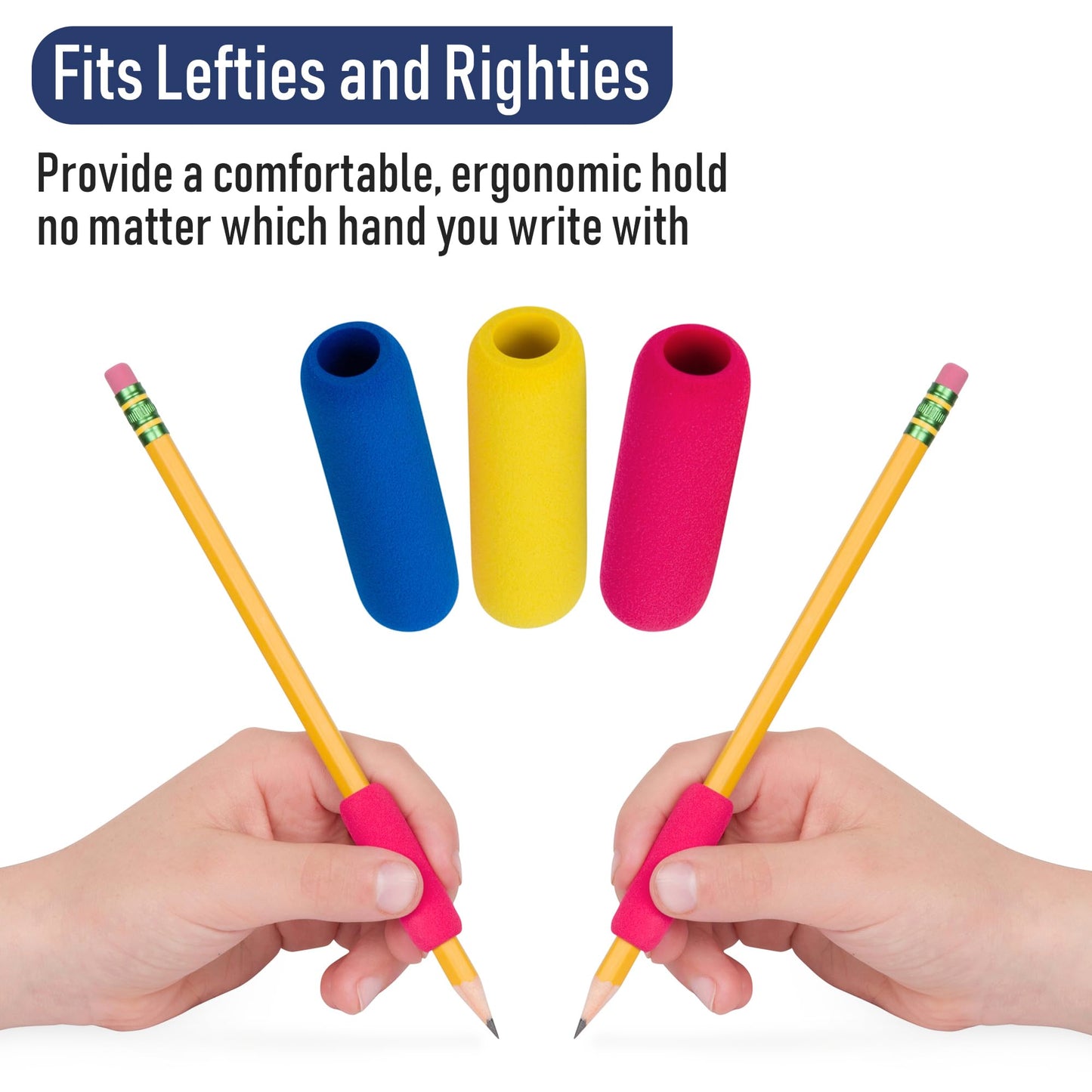 Pencil Grips The Classics Espuma Suave Colores Surtidos 1.5 Pulgadas