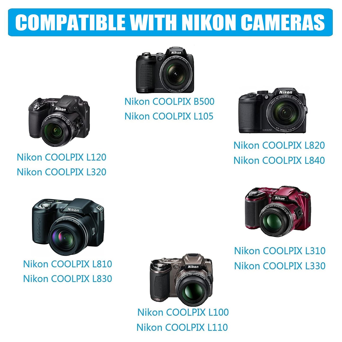 Gonine EH-67 Replacement AC Adapter For Nikon Coolpix