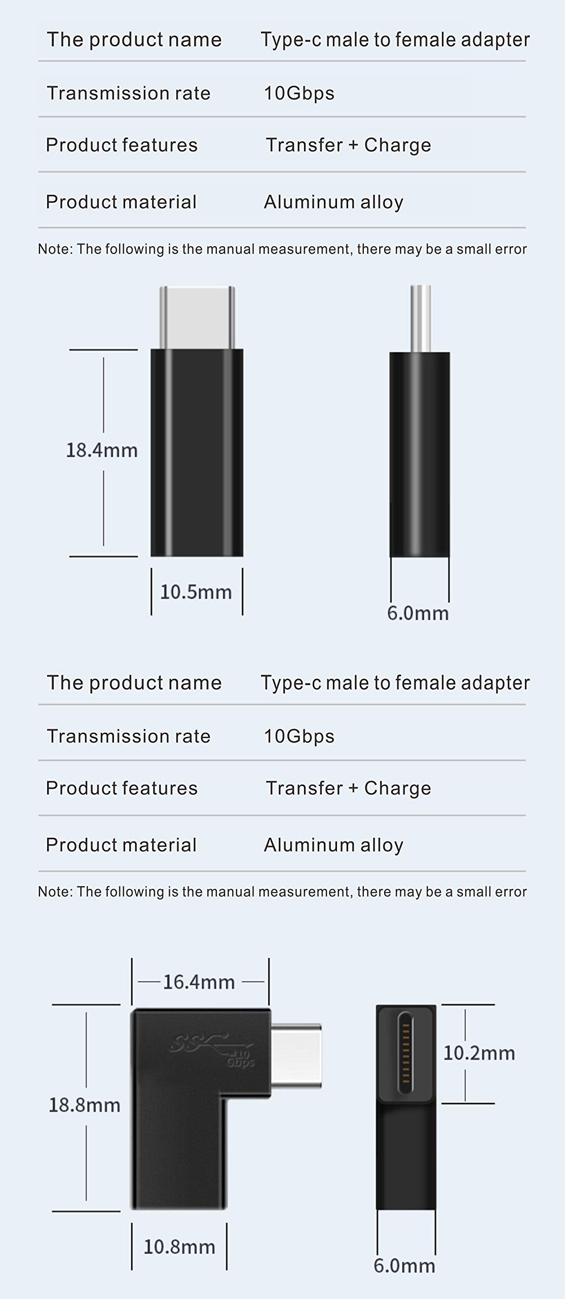 Adaptador USB C BOLS Negro Compatible con Función Completa y Carga Rápida
