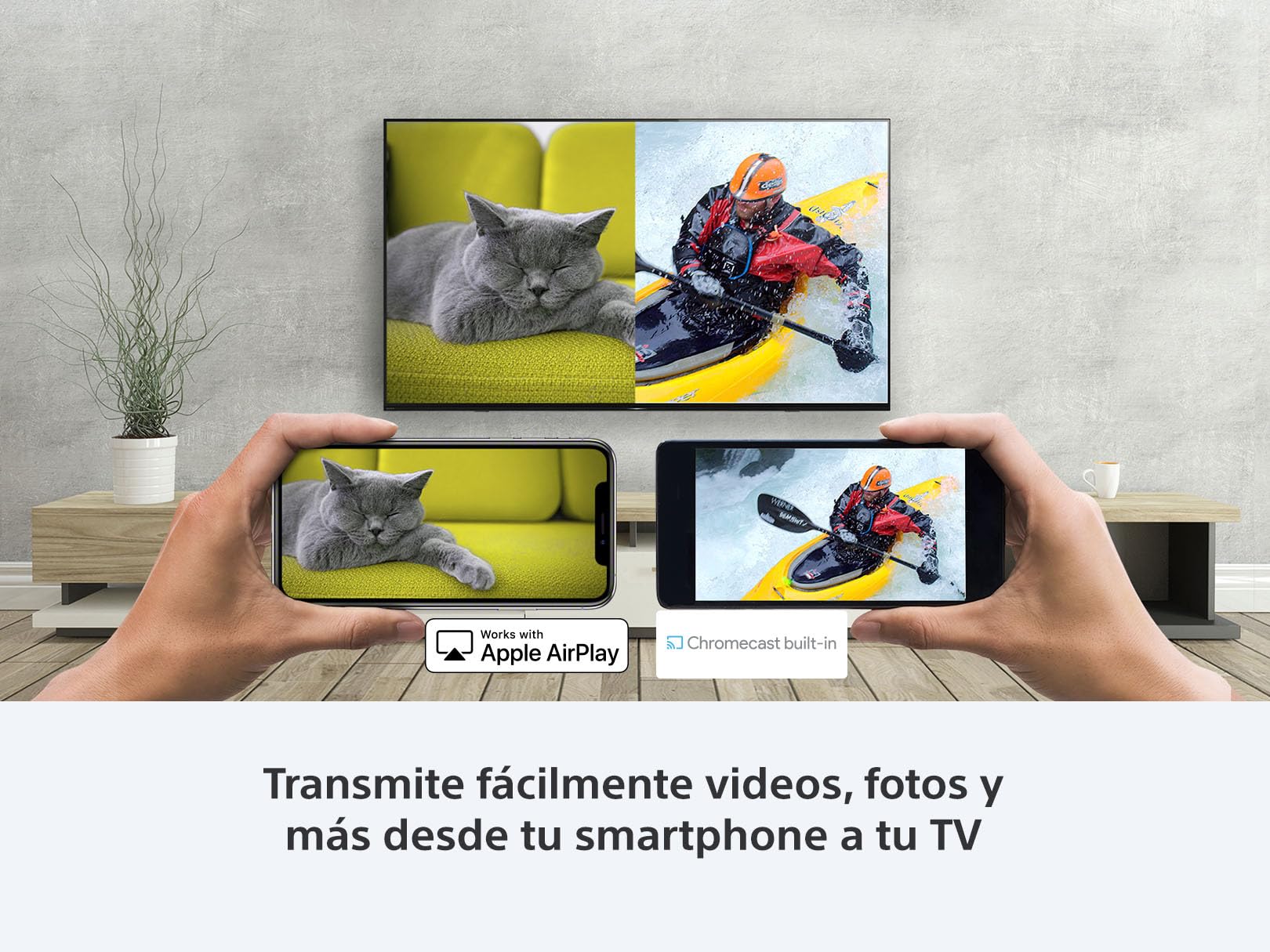 Pantalla Sony BRAVIA 4K HDR 43 Pulgadas Serie S30 Google TV