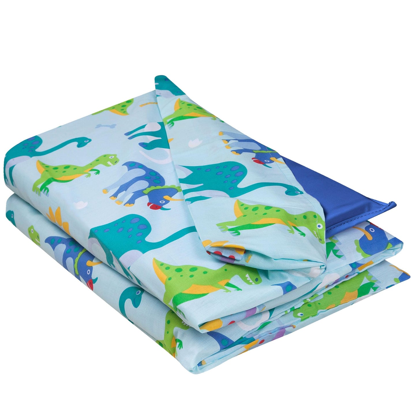Wildkin - Funda de algodón para Siesta para niños, Suave, Cosida en Solapa, Duradera y se Adapta a tapetes de Vinilo de 1.5 Pulgadas, Dinosaurio Land