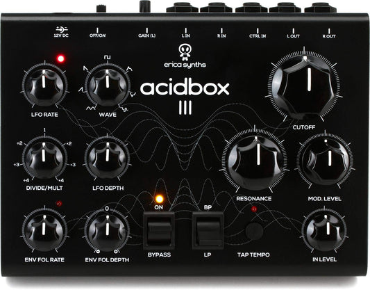 Erica Synths Acidbox III Filtro Polivoks de mesa con Overdrive