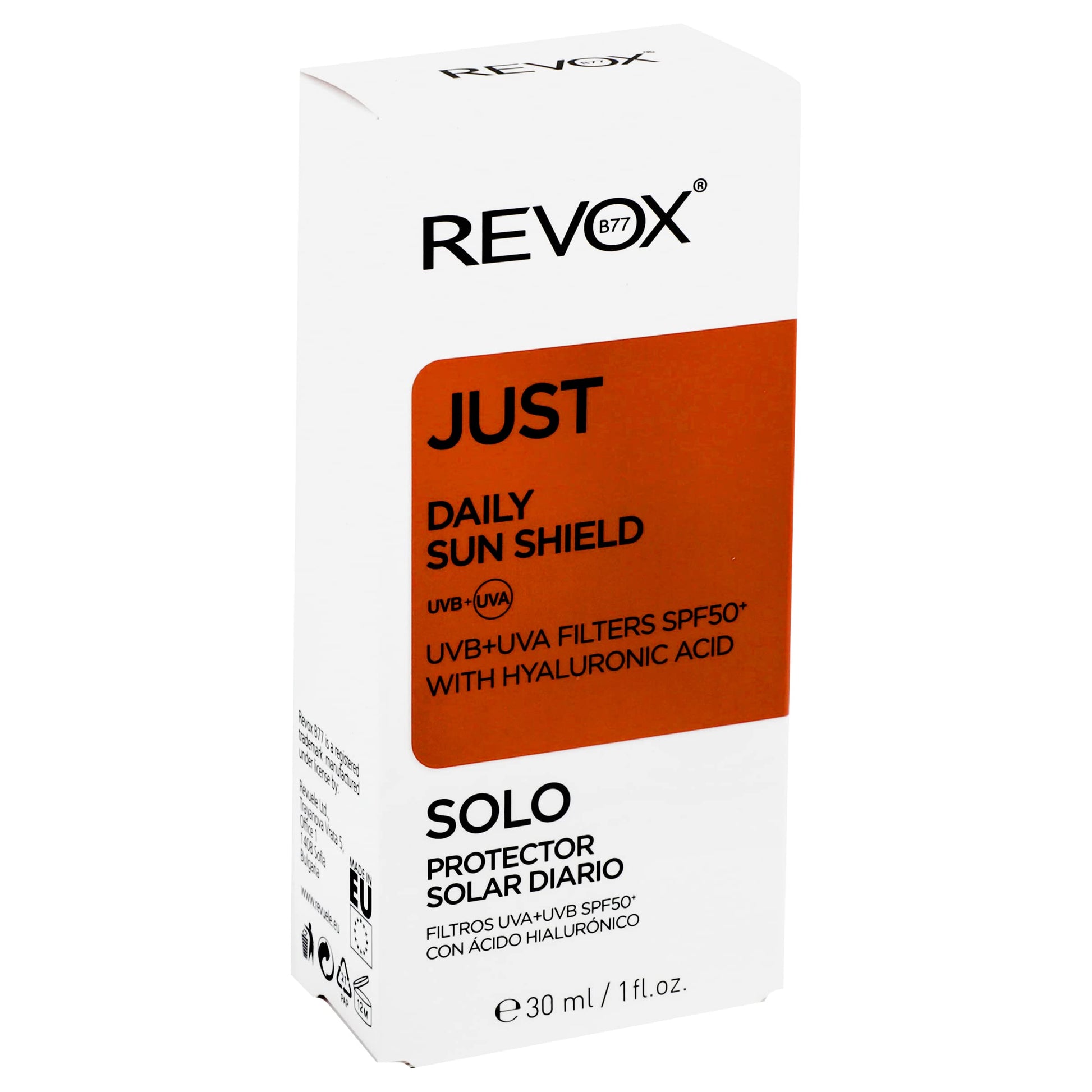 Protector Solar Hidratante Revox B77 SPF50 30ml