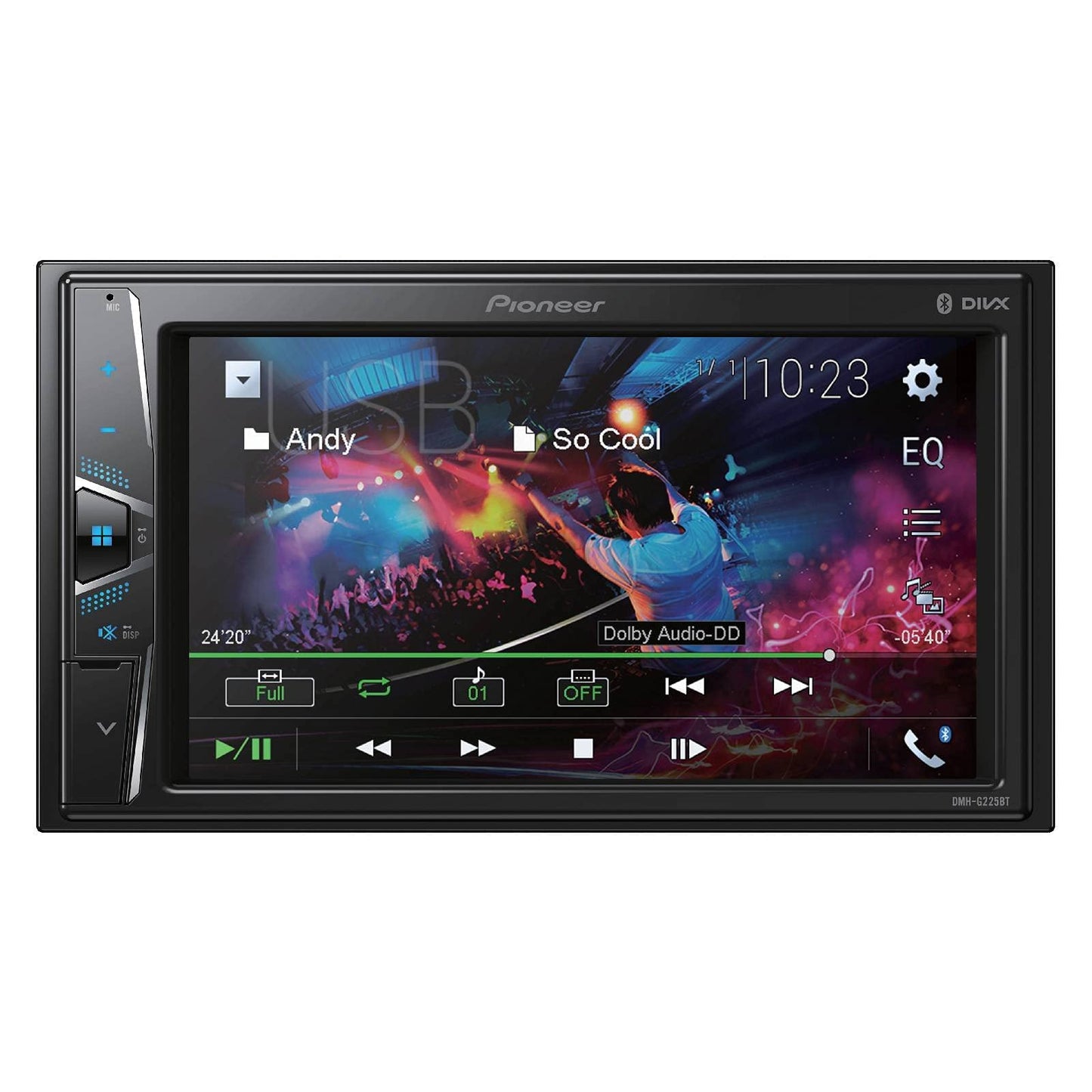 Auto Estéreo Pioneer Pantalla Táctil Bluetooth DMH-G225BT