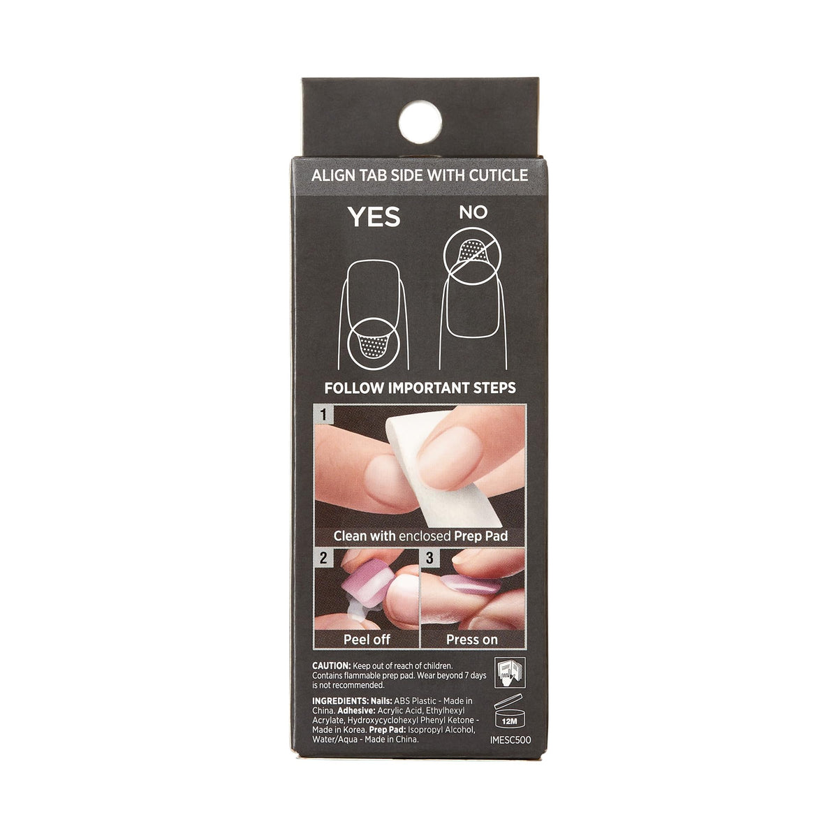 KISS imPRESS - Uñas postizas de manicura a presión de alta calidad, Sweet Life, Purple Jelly Squiggle, cortas y cuadradas, fáciles de aplicar, súper sujeción, a prueba de astillas, a prueba de mancha