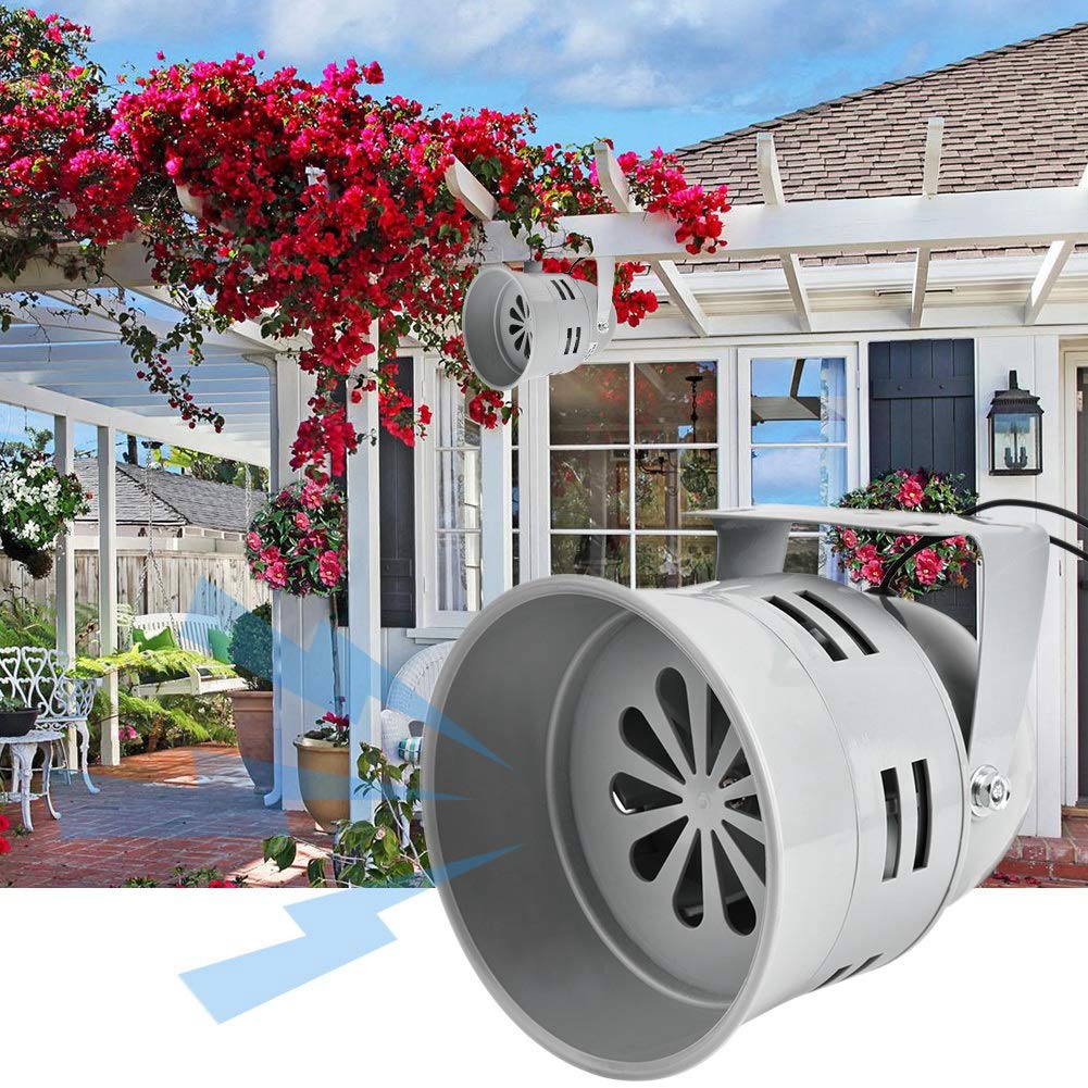 Dioche Alarma para Motor, Cuerno de Sirena Eléctrico Industrial de Seguridad y Prevención contra Incendios, 40W (DC12V)