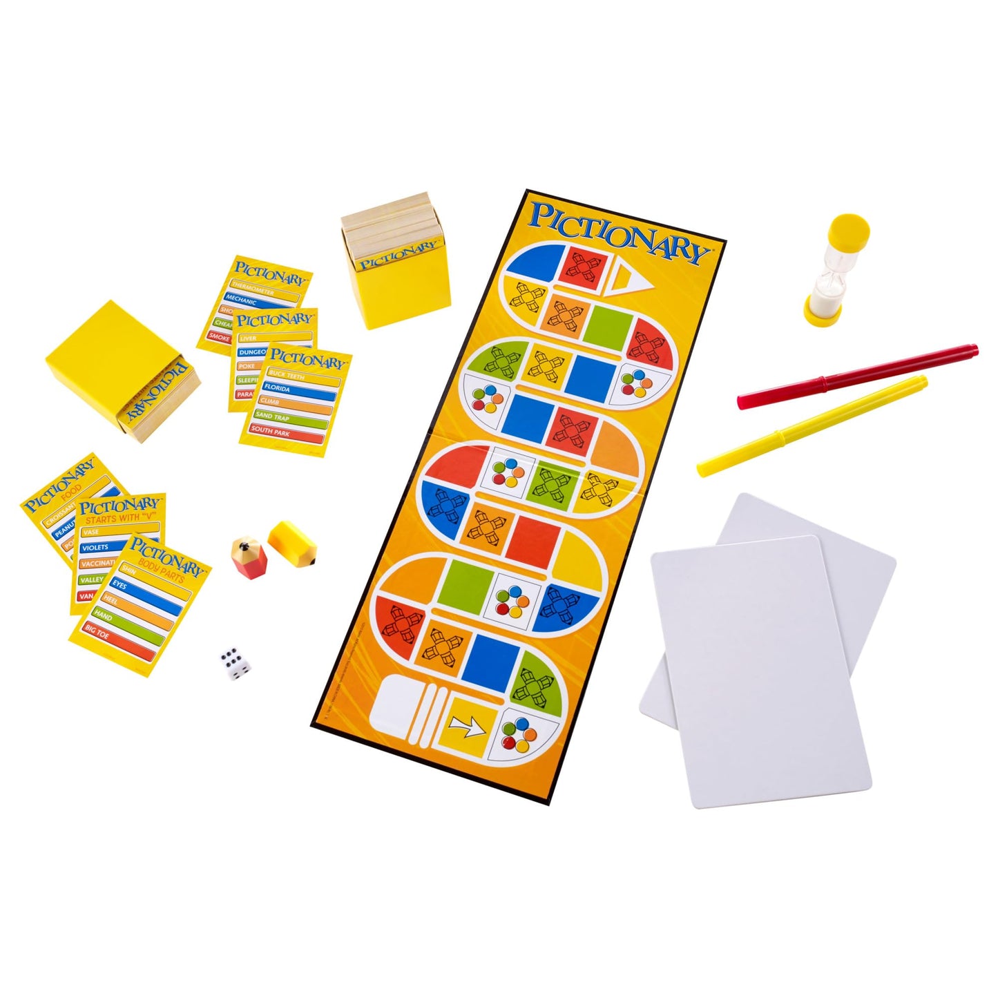 Juego de Mesa Pictionary Mattel Original Multicolor Diversión Familiar Creativa