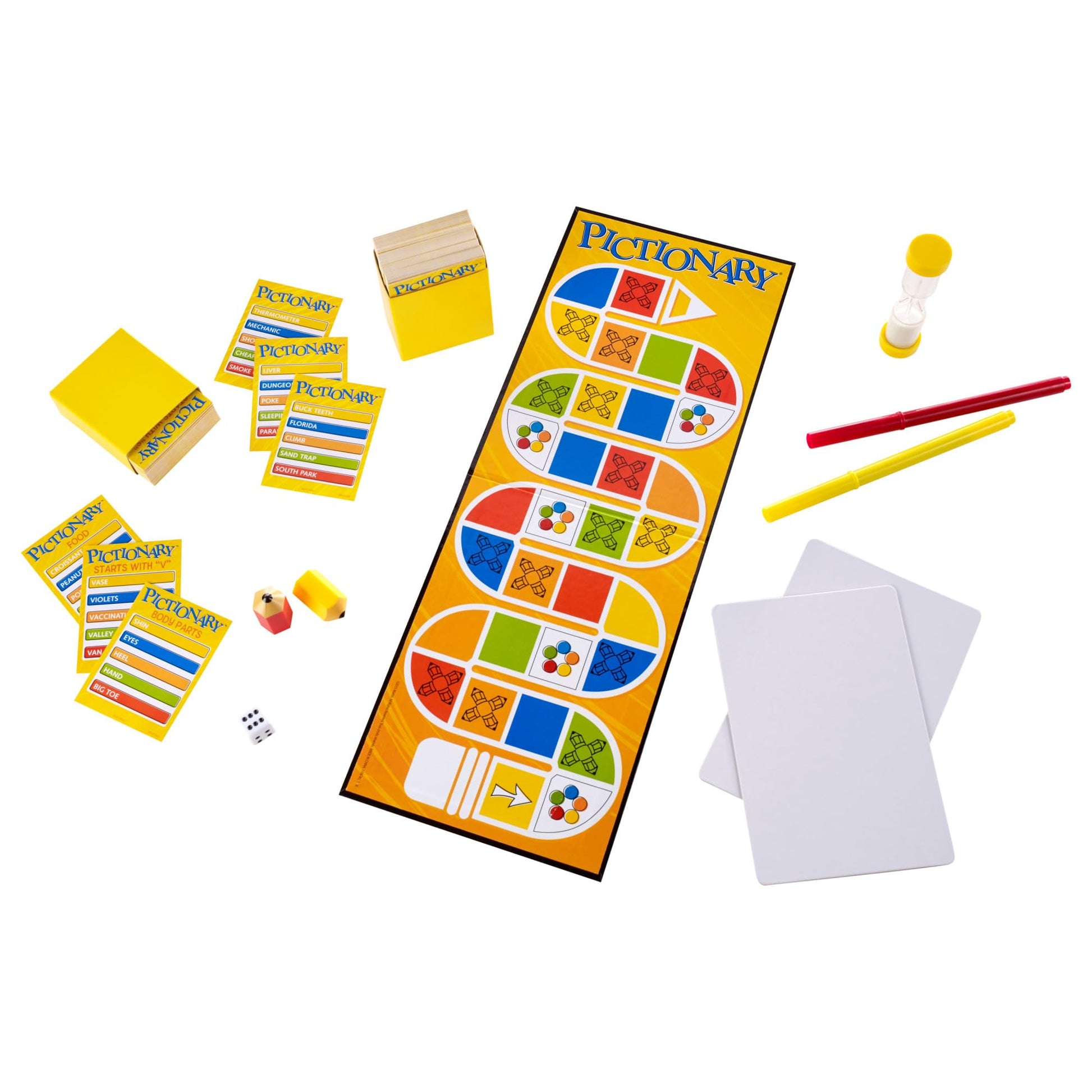 Juego de Mesa Pictionary Mattel Original Multicolor Diversión Familiar Creativa