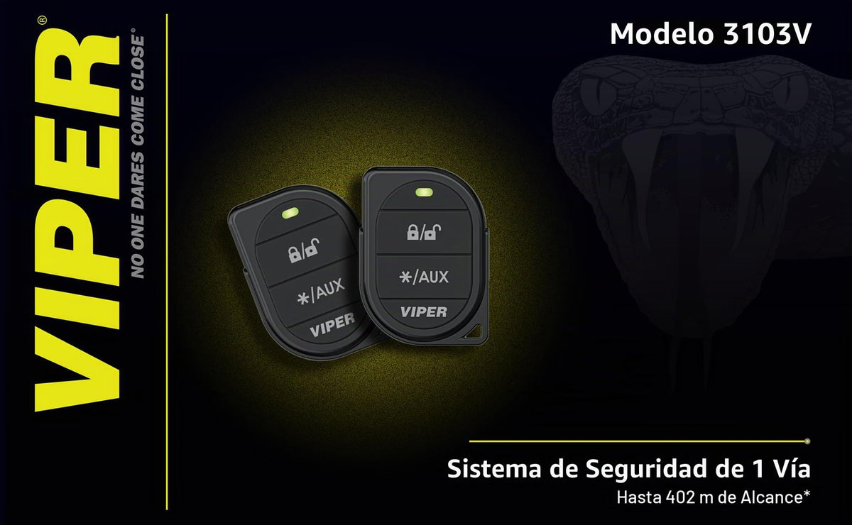 Sistema de Seguridad Viper 3103V 1 Vía