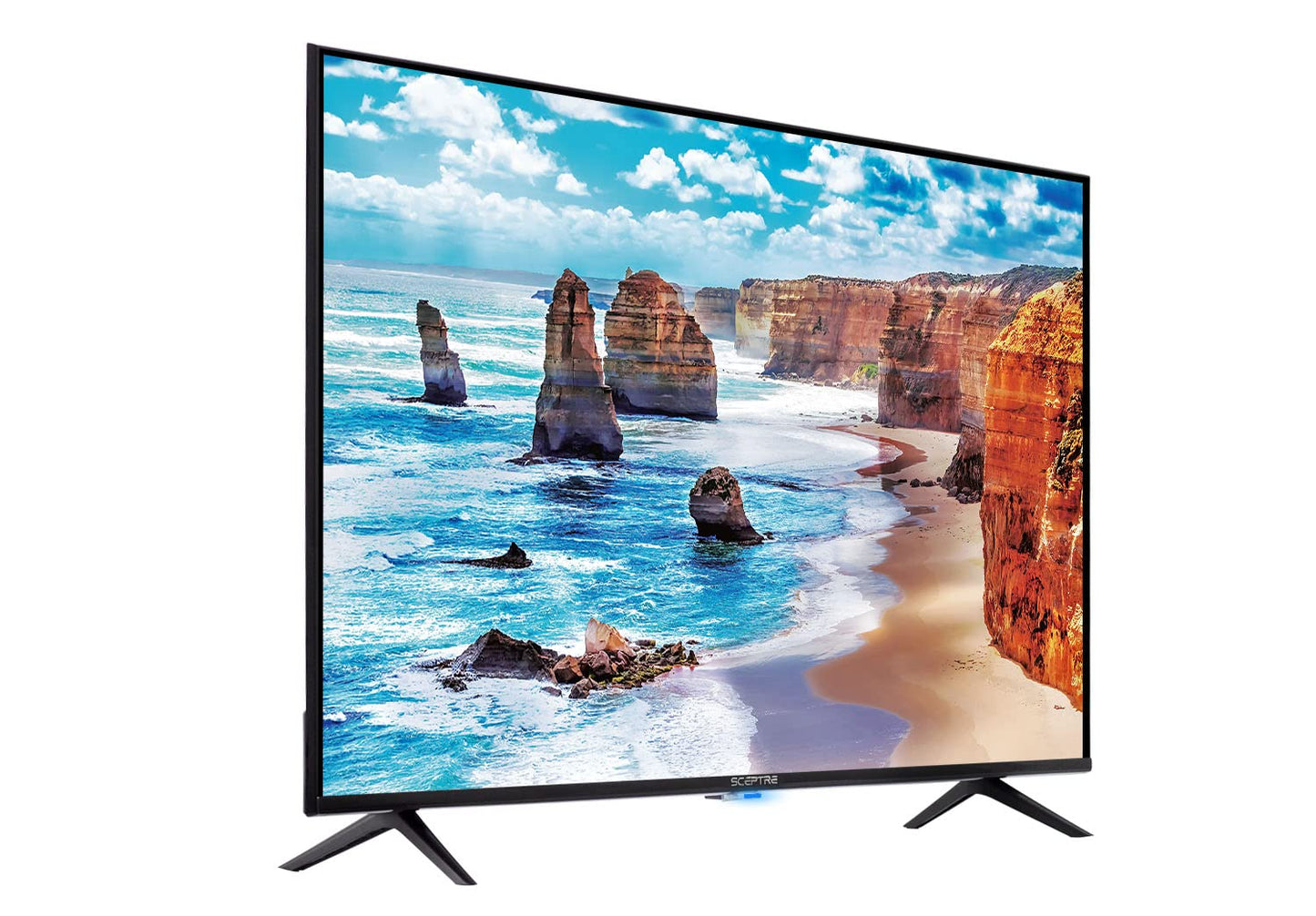 Sceptre Televisión de 43" Serie X43 1080P Full HD LED TV Diseño Sin Bordes con HDMI,VGA, MEMC 120, USB Frecuencia de Actualización 60 Hz X437BV-FSRD (Reacondicionado)