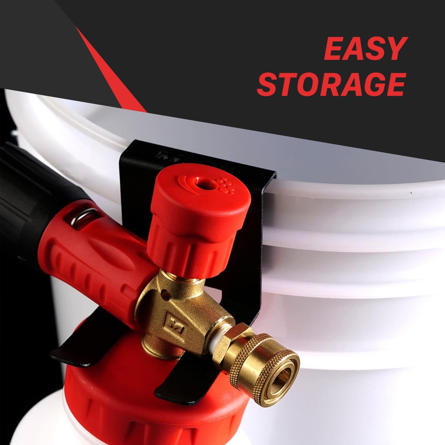 Soporte Universal Maxshine Negro para Cañones de Espuma