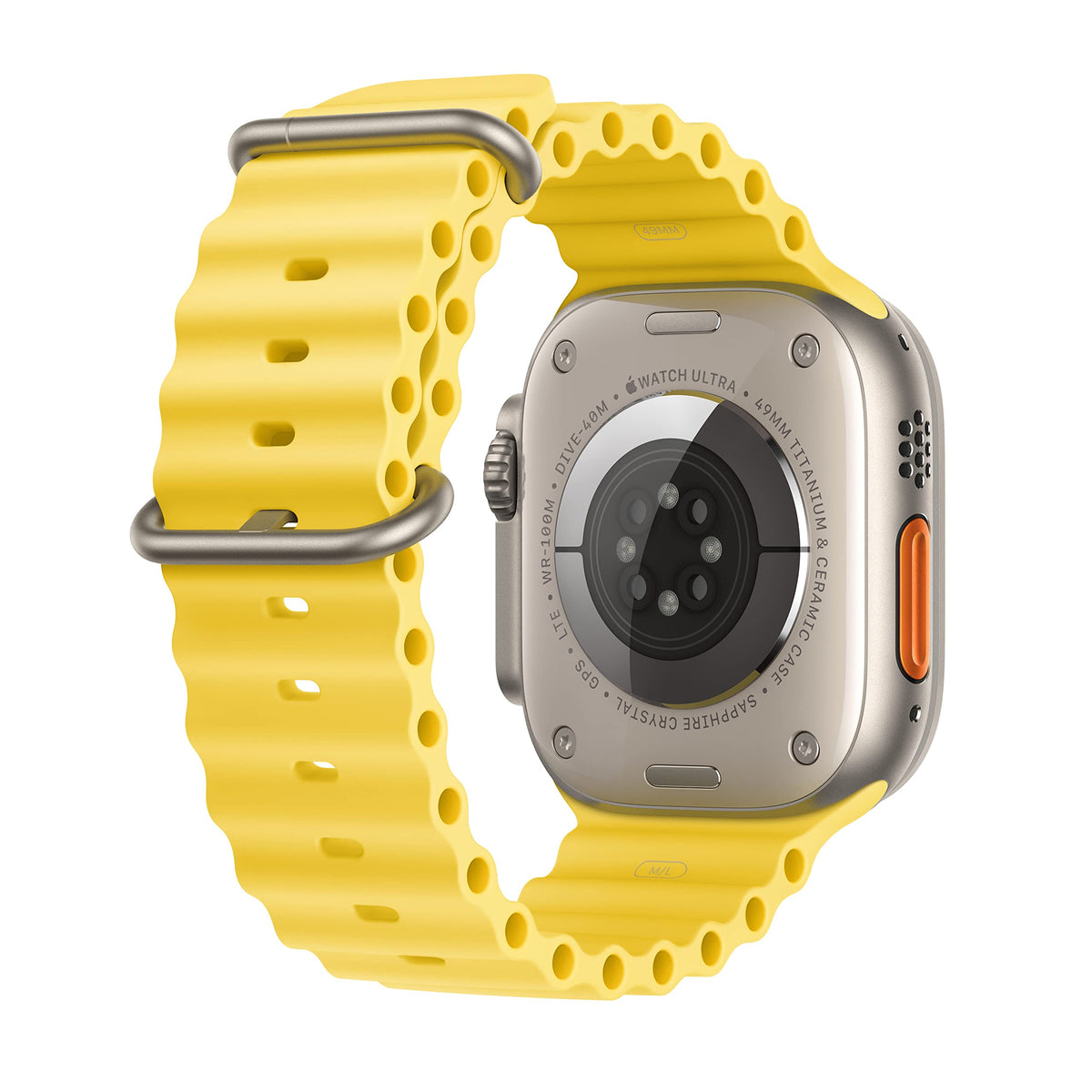 Reloj Apple Watch Ultra GPS + Cellular Titanio Amarillo Reacondicionado Premium Talla Única