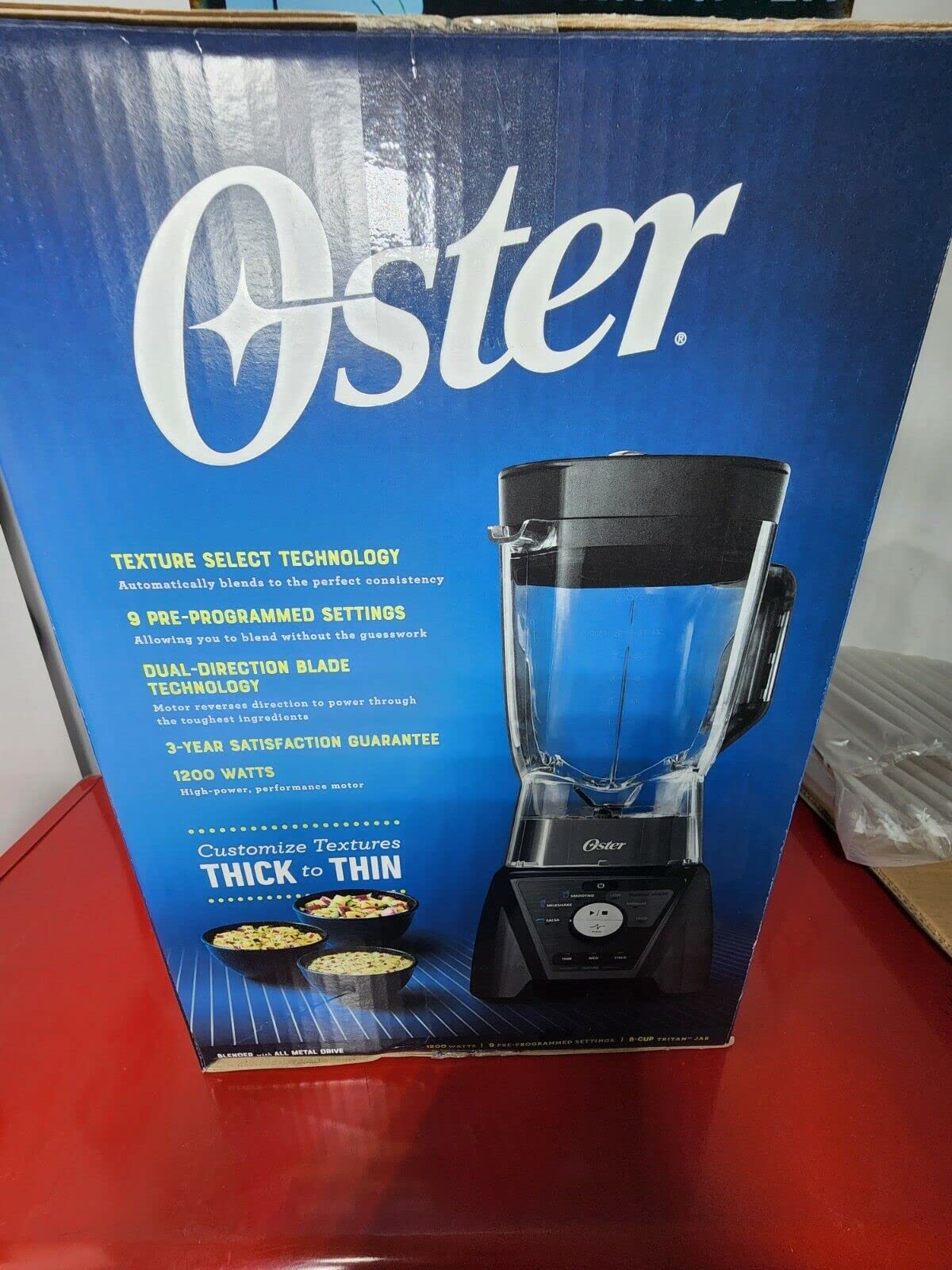Licuadora Oster 9 Velocidades Metal Drive 8 Tazas
