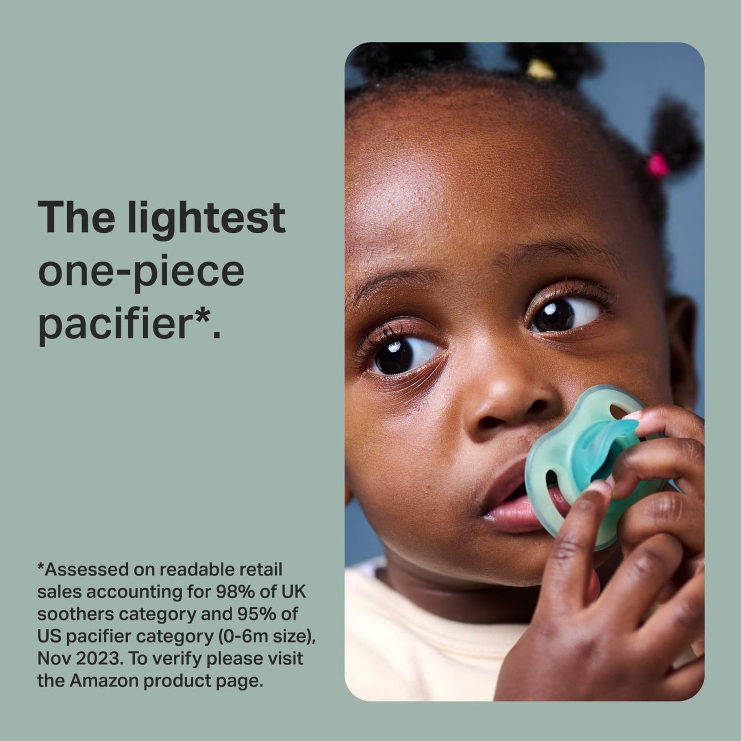 Chupetes de Silicona Tommee Tippee Ultra-light StayPut Día y Noche 0-6 Meses, Sensación Suave, Paquete de 4