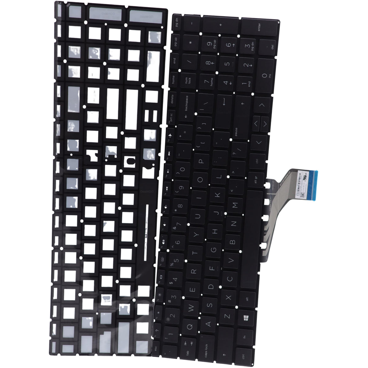 Teclado Retroiluminado de Reemplazo Deal4GO para HP 15-DY 15-EF 15-CS 17-BY 15-EC 15s-DY 15s-DU 15-DK 17-BS 15-DA 15-DF 250 255 256 G7 G6