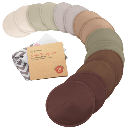 Almohadillas de Lactancia de Bambú Orgánico Reutilizables