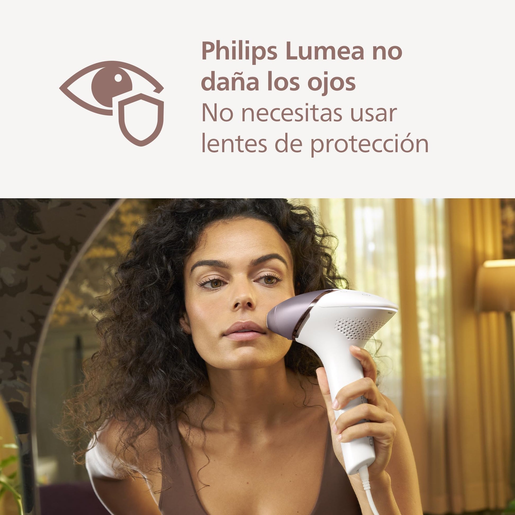 Philips Lumea Prestige Depiladora IPL, Tecnología Sense IQ, Luz Pulsada, con cable, 4 Cabezales Inteligentes (Cuerpo, Bikini, Axilas y Cara) y SmartSkin Sensor, incluye un Recortador Precisión, BRI949/50