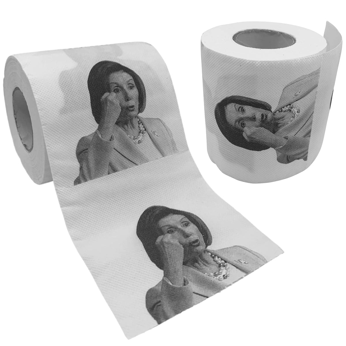 Rollo de Papel Higiénico Novedad Nancy Pelosi Divertido para Demócratas y Republicanos Paquete de 2 Unidades