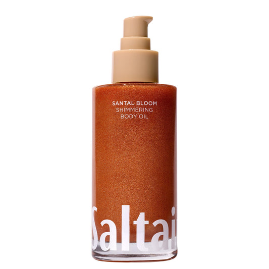 Saltair - Aceite corporal brillante - Aroma a flor de sándalo - Hidratante brillante - 4.0 fl oz