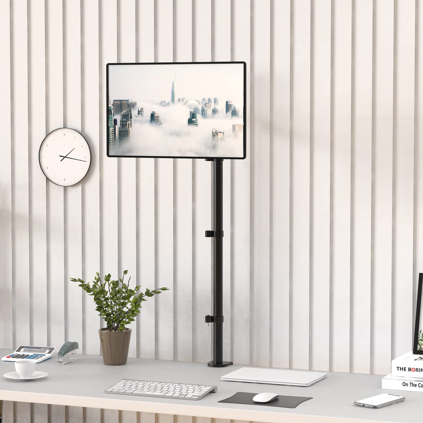 Soporte para Monitor WALI de 39 Pulgadas Ajustable con Brazo Articulado