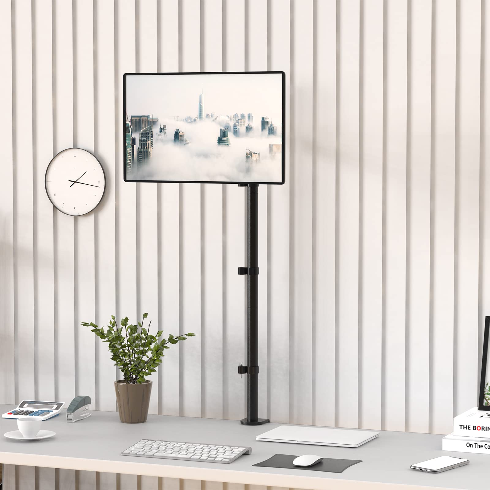Soporte para Monitor WALI de 39 Pulgadas Ajustable con Brazo Articulado