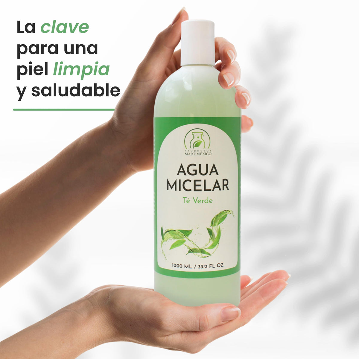 Agua Micelar De Té Verde Frescura 1 Litro Productos Mart Mexico