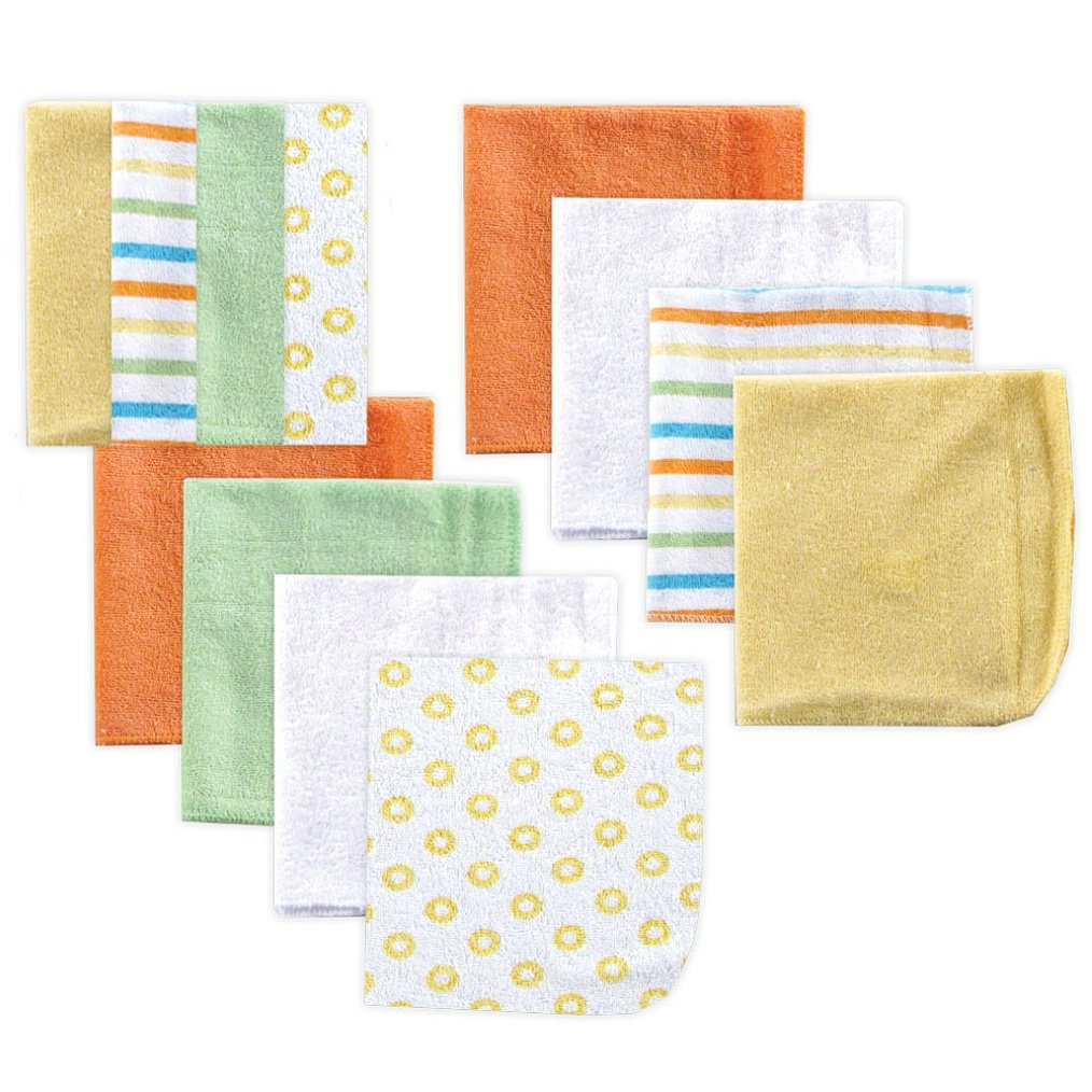Luvable Friends toallitas, paquete de 12 Amarillo