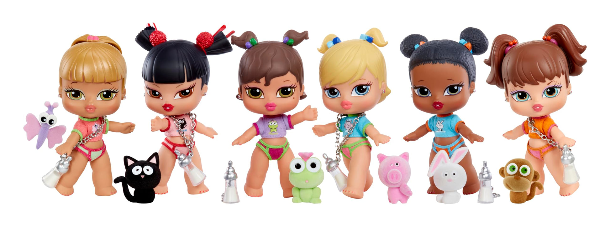 Bratz Babyz Muñeca de Moda Coleccionable - Cloe - con Ropa Real y Mascota - Juguete para niños y niñas - Edad: 6+ años