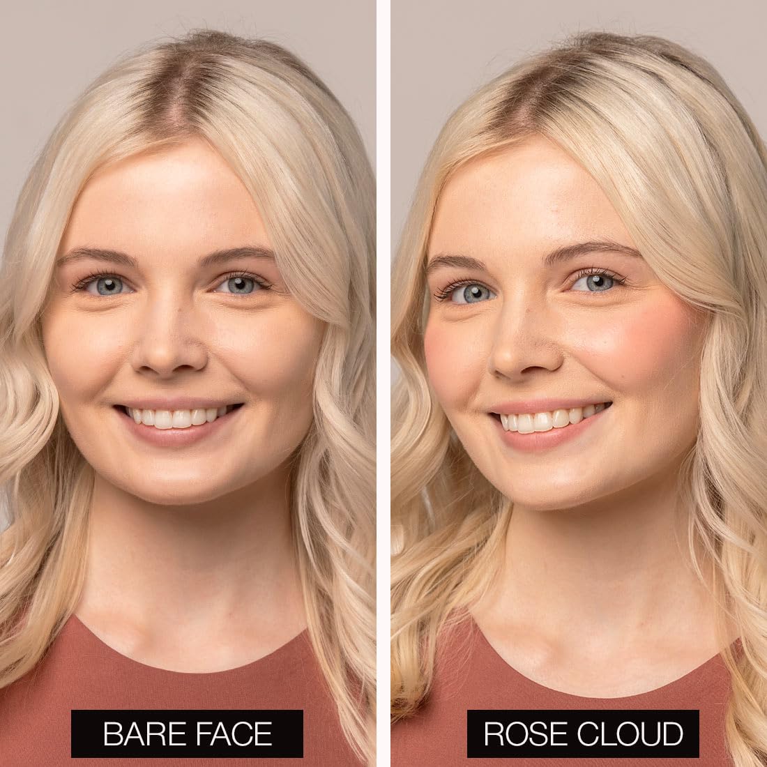 Palladio Rubor Líquido para Mejillas y Labios 2 en 1 Maquillaje, Rubor Facial, Fórmula Liviana en Crema, Resistente a Manchas, Rubor Pigmentado de Larga Duración, Acabado Radiante, Rose Cloud