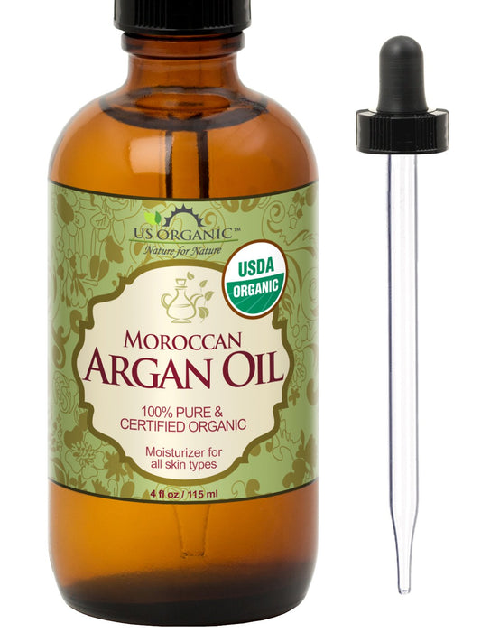 US Organic Aceite de Argán Marroquí, 115 ml