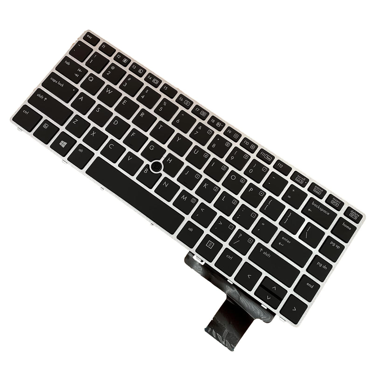 Repuesto de Teclado con Retroiluminación Tiugochr Negro para HP EliteBook Folio 9470M 9480M