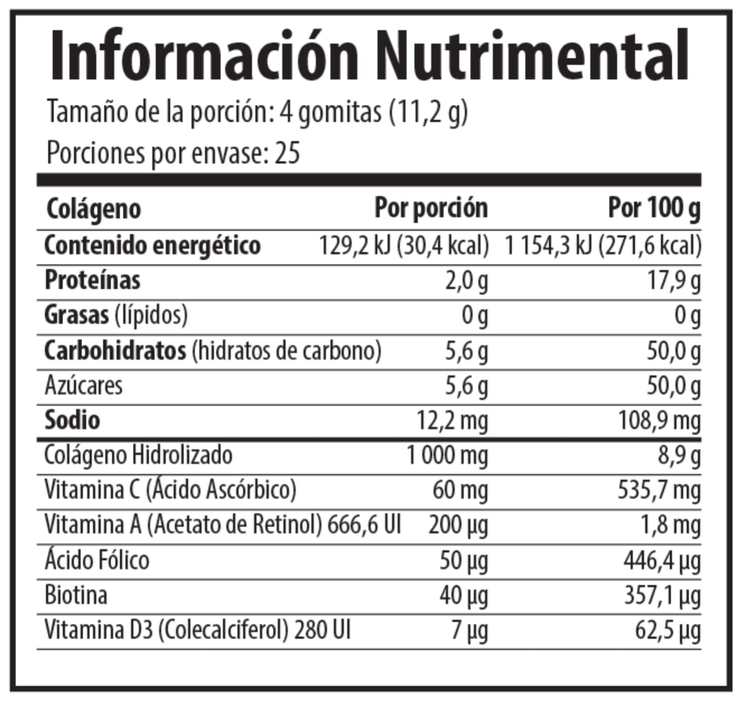BELABEAR - Colágeno + Biotina 100 Gomitas by Belabear
