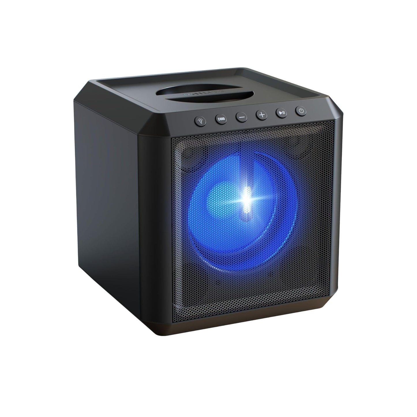 Philips X4207 Altavoz Bluetooth para Fiesta, Altavoz inalámbrico de 100 W con Sonido Potente y Graves Profundos, soporta USB/AUX/TWS, Entrada de micrófono y Luces Vibrantes para Fiesta para una