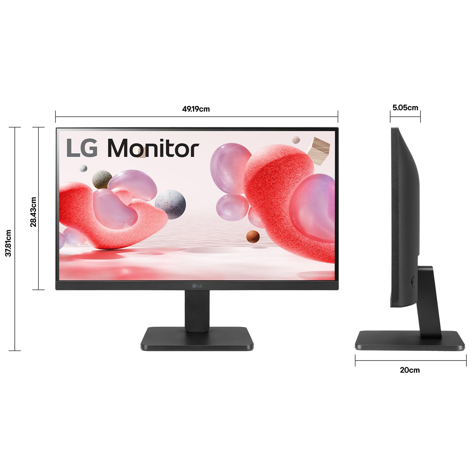 LG Monitor 22MR410-B FHD (1920 x 1080) 21.45" Refresh Rate 100 Hz, Tiempo de Respuesta 5 ms(GtG at Faster), Contrast Ratio de 3000:1, Compatible con AMD Freesync