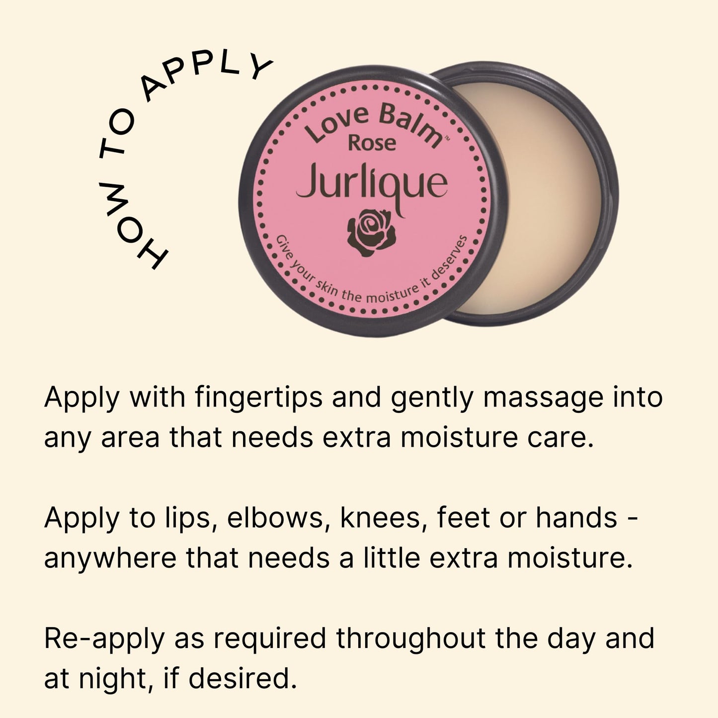 Moisturizing Lip Balm - Jurlique: Rose Love Balm - 0.5 oz - Moisturizes and Protects Dry Skin, Hydrates and Softens With Olive Oil and Safflower Seed Oil, Infused With The Natural Scent of Roses